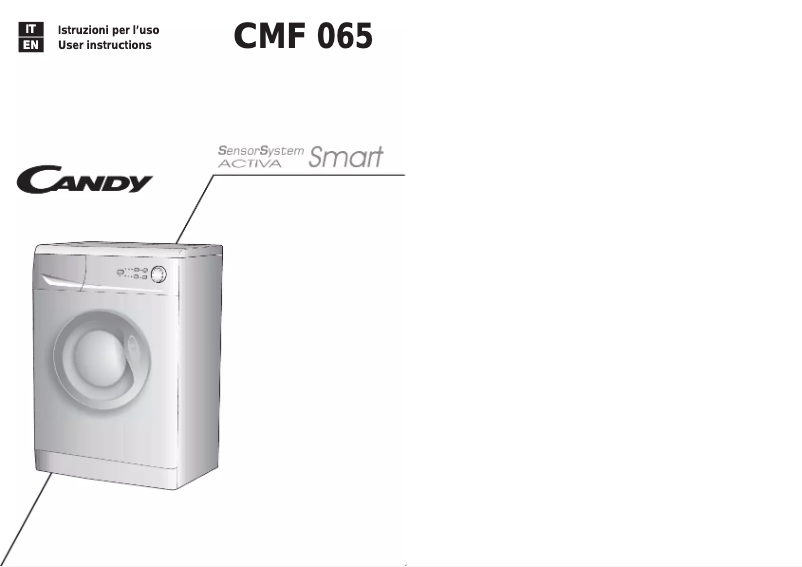 Page 1 de la notice Manuel utilisateur Candy CM F065-01S