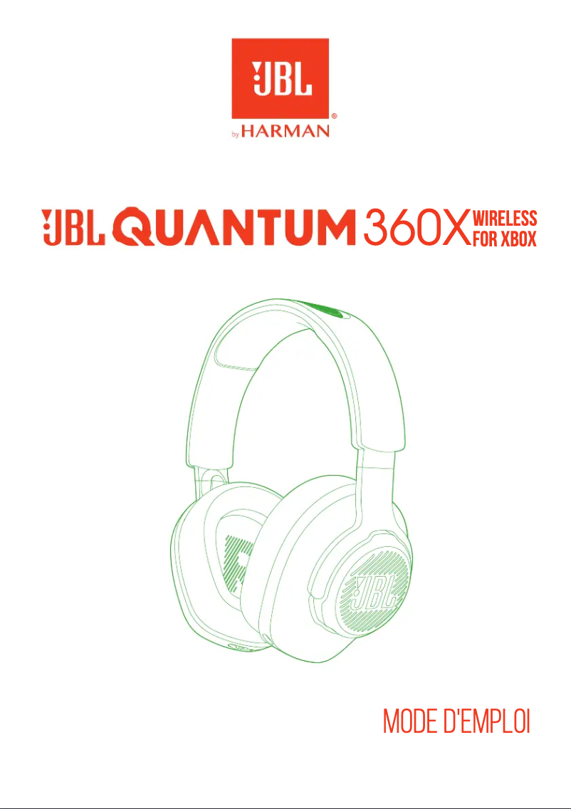 Page n°1 - Manuel utilisateur JBL Quantum 360X Wireless for Xbox