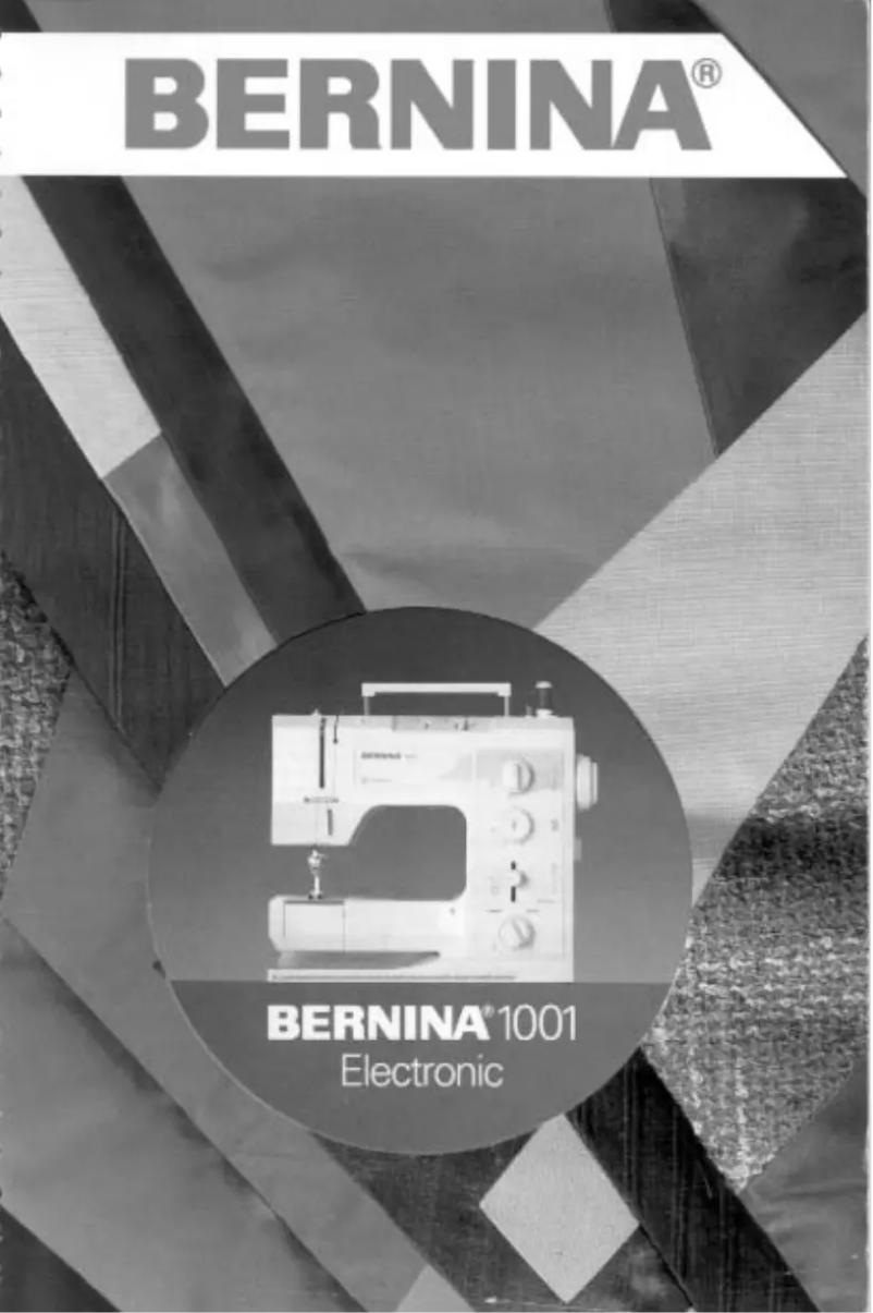 Page n°1 - Manuel utilisateur Bernina 1001