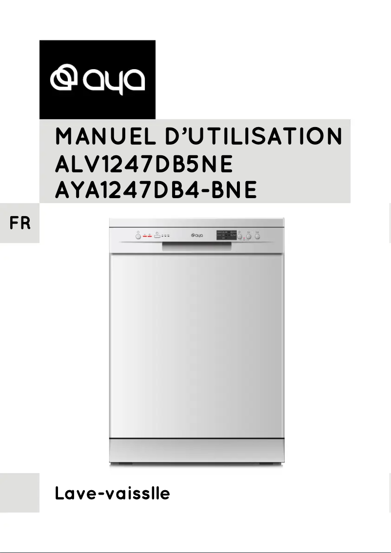 Image de la première page du manuel de l'appareil ALV1247DB5NE