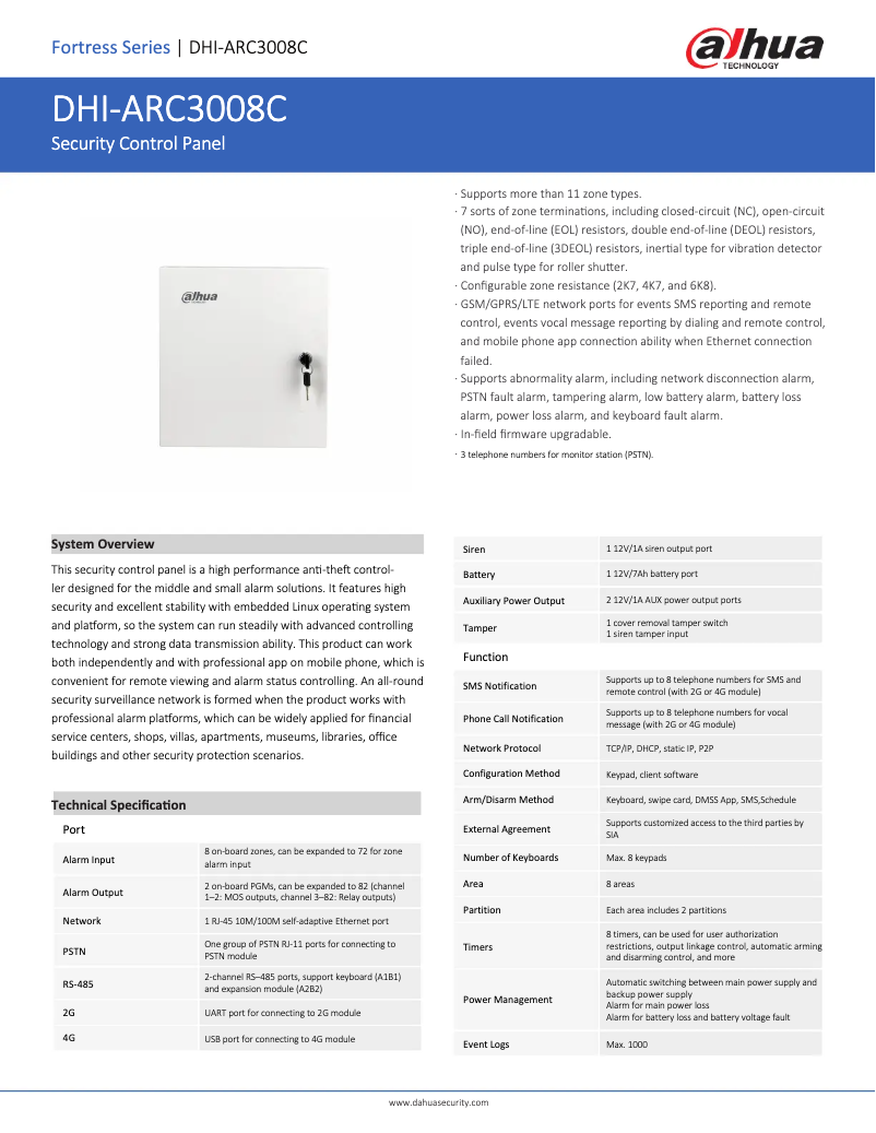 Image de la première page du manuel de l'appareil ARC3008C