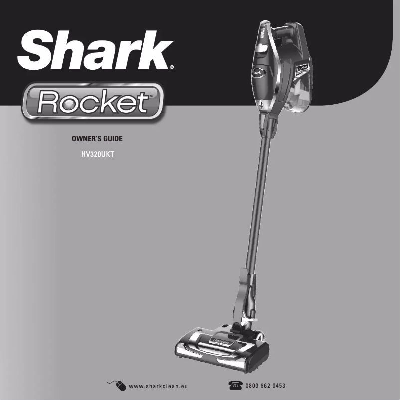Página 1 del manual Manual de usuario Shark Rocket HV320UKT