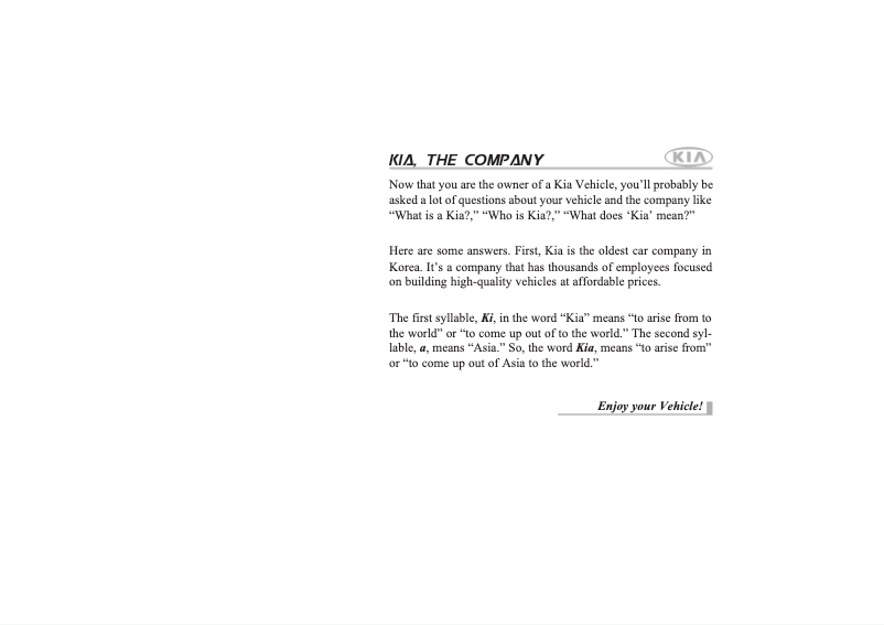 Image de la première page du manuel de l'appareil K2500 (2006)