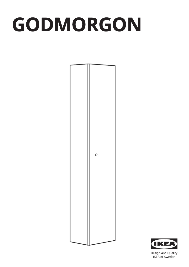 Imagen de la primera página del manual del dispositivo GODMORGON 504.812.47