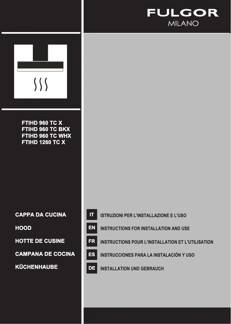 Image de la première page du manuel de l'appareil FTIHD 1260 TC X