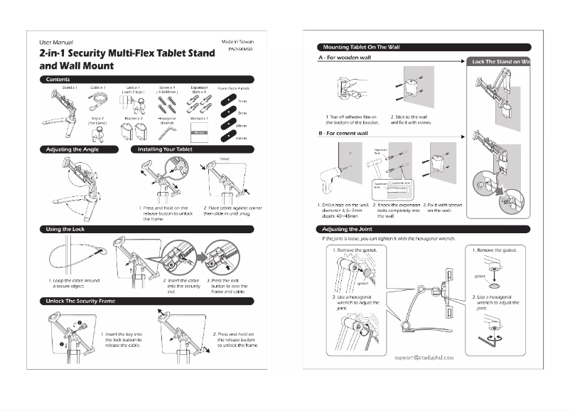 Image de la première page du manuel de l'appareil PAD-SKMSB