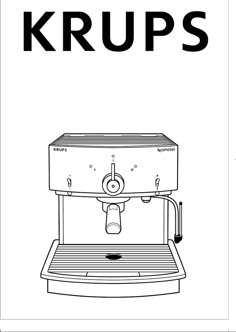 Page n°1 - Manuel utilisateur Krups F896