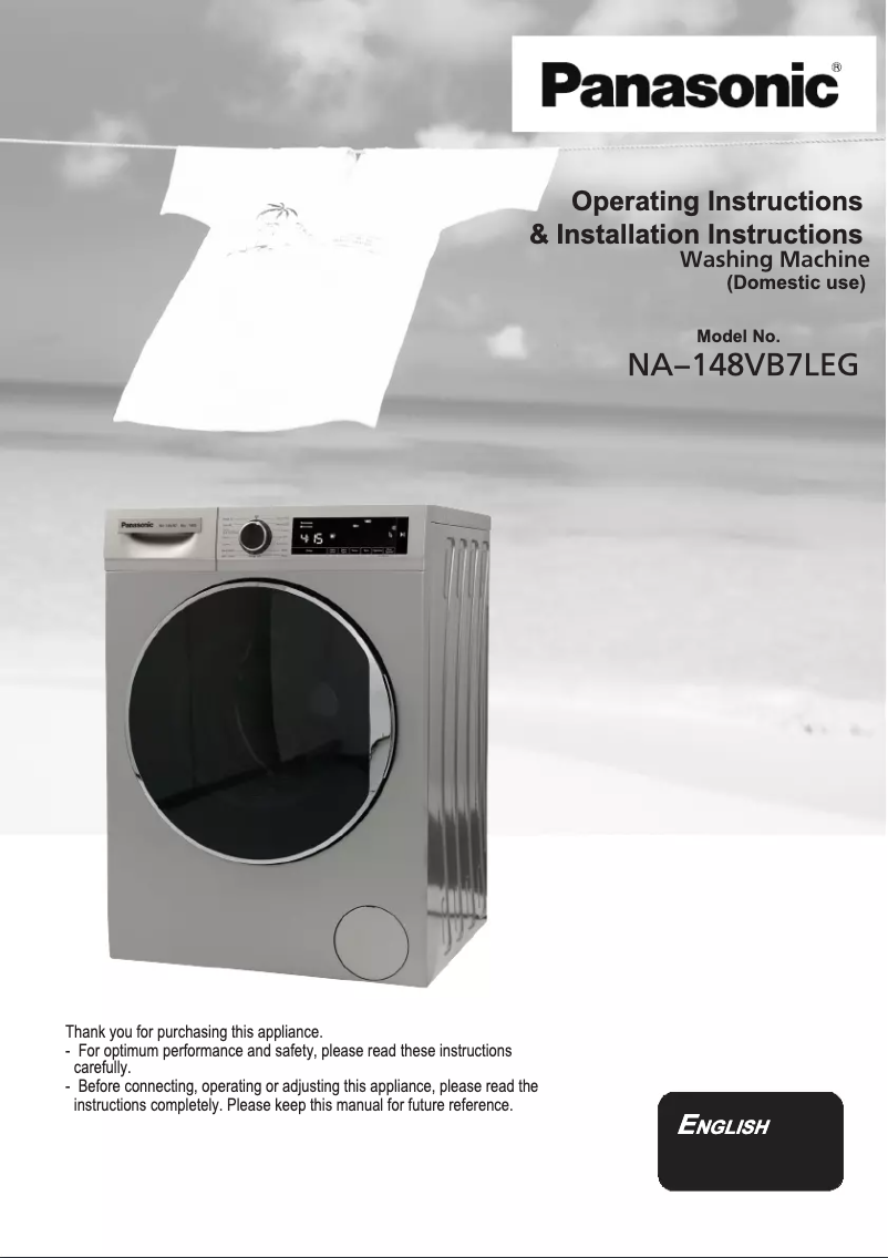 Page n°1 - Manuel utilisateur Panasonic NA-148VB7