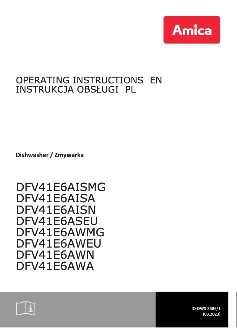 Imagen de la primera página del manual del dispositivo DFV41E6aSEU