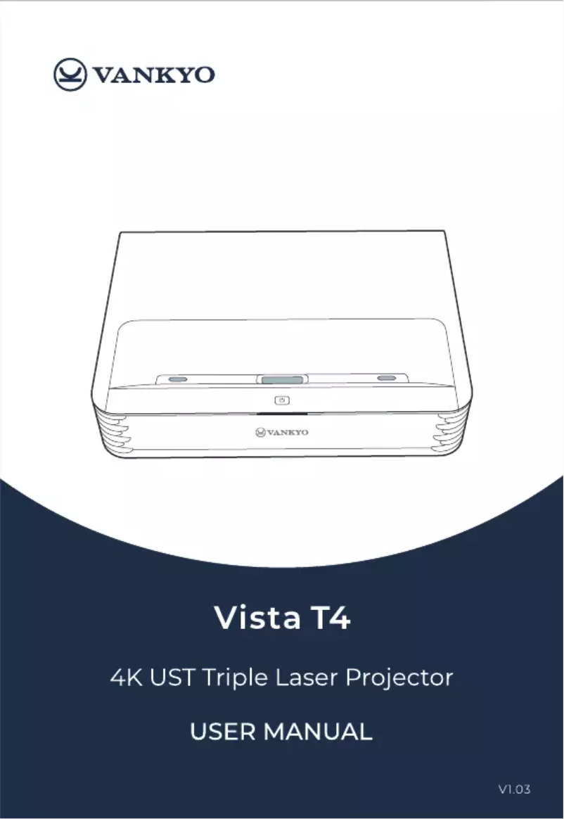 Page n°1 - Manuel utilisateur Vankyo Vista T4