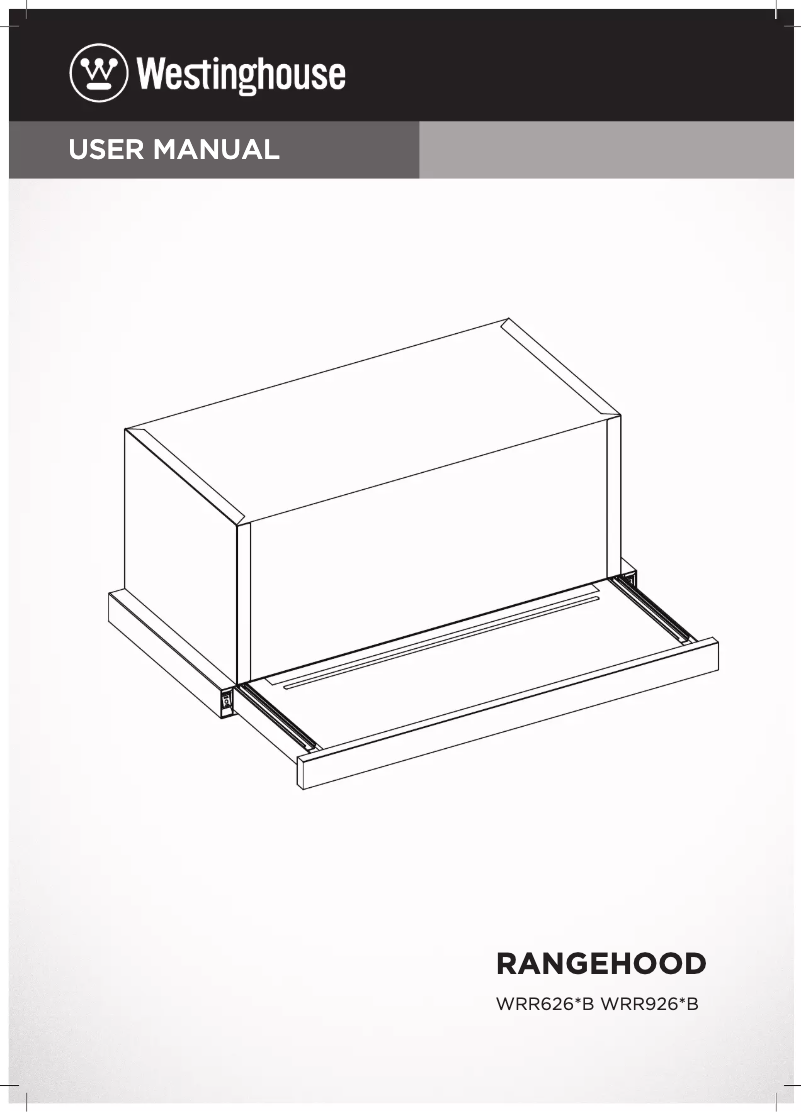 Page n°1 - Manuel utilisateur Westinghouse WRR926SB