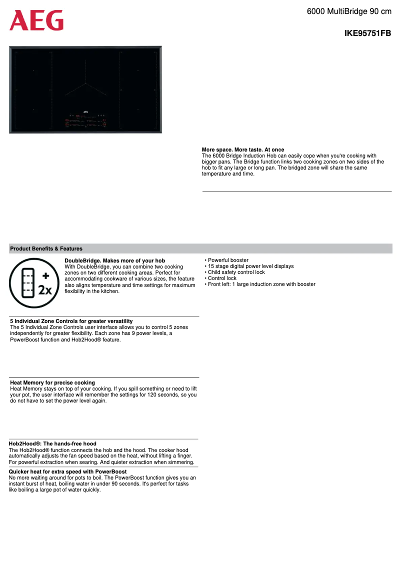 Image de la première page du manuel de l'appareil IKE95751FB