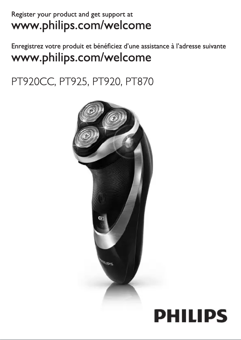 Image de la première page du manuel de l'appareil PowerTouch PT870