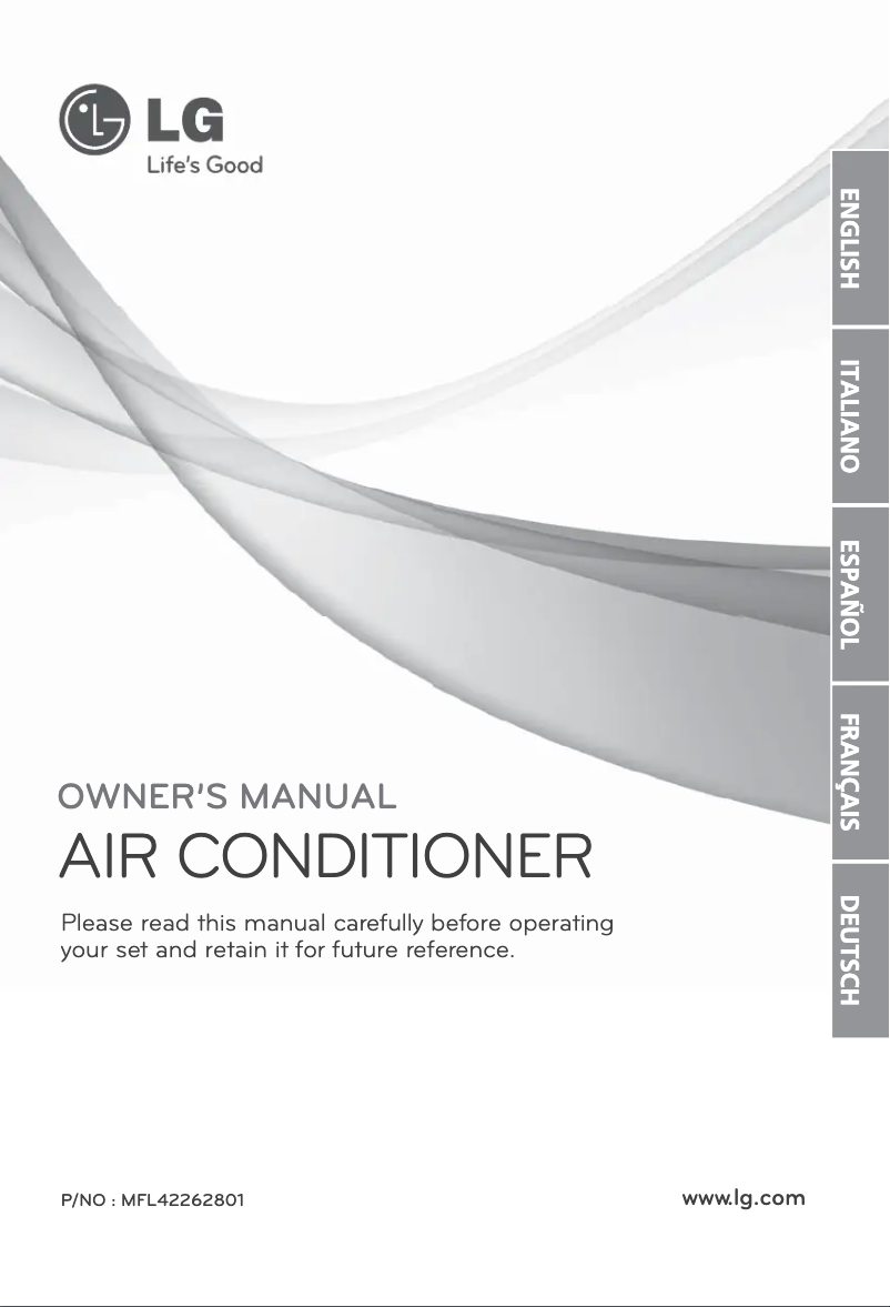 Page n°1 - Manuel utilisateur LG C09AWR