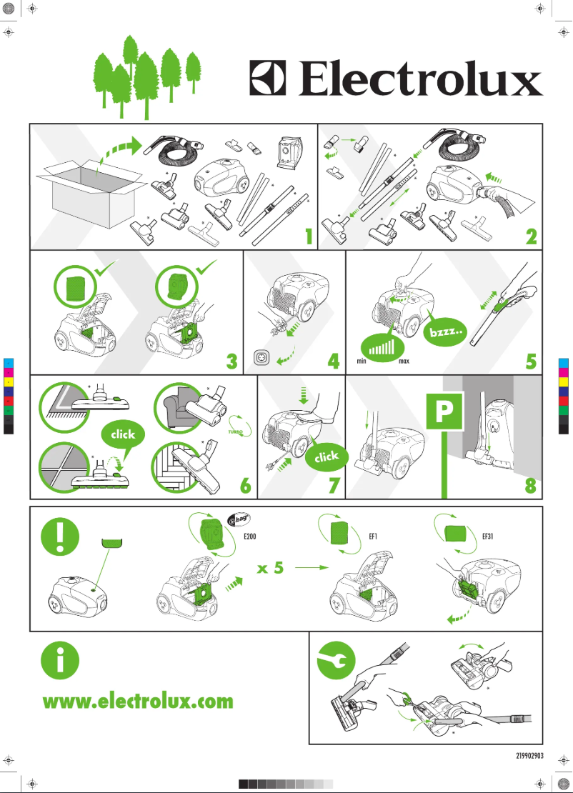Page n°1 - Manuel utilisateur Electrolux ZP4042N