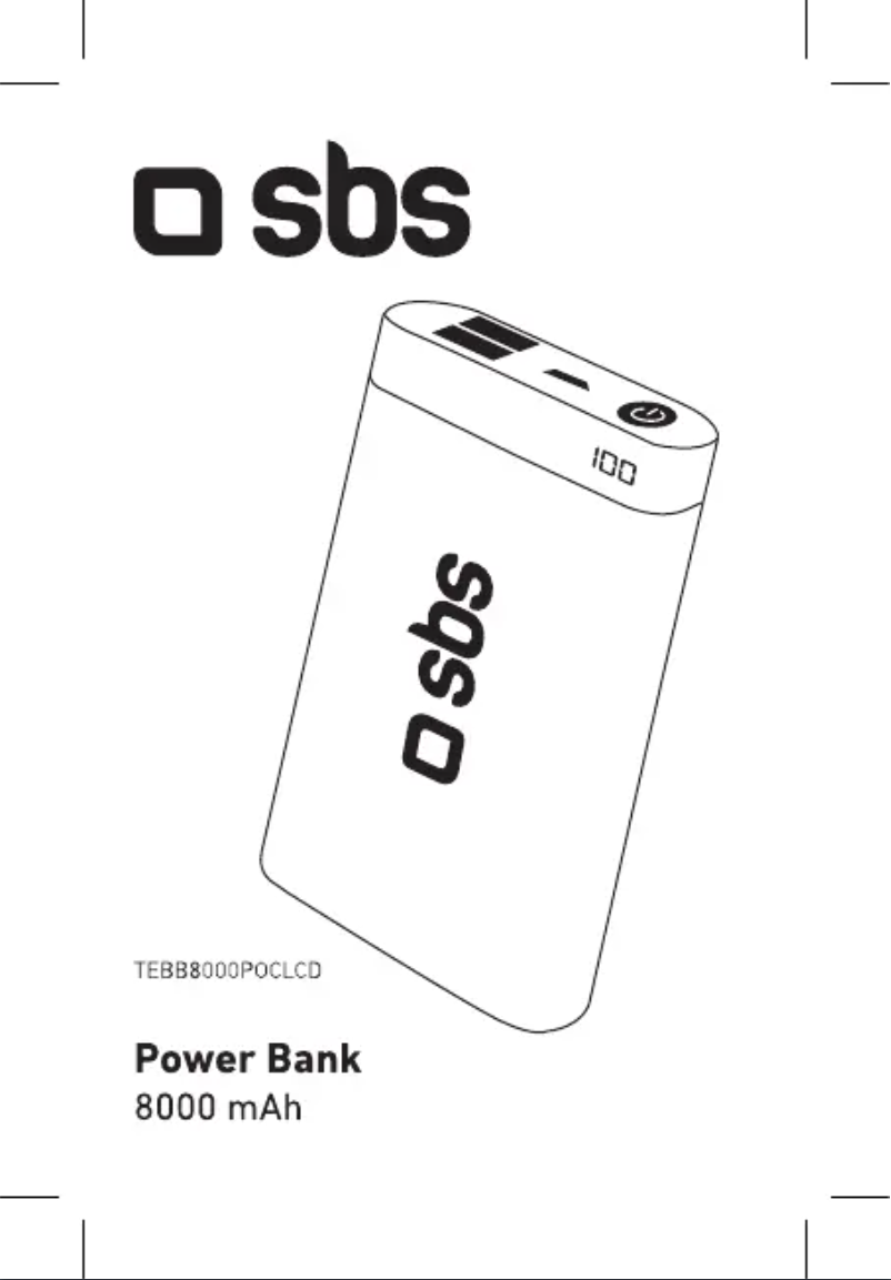 Imagen de la primera página del manual del dispositivo Power Bank 8000 mAh