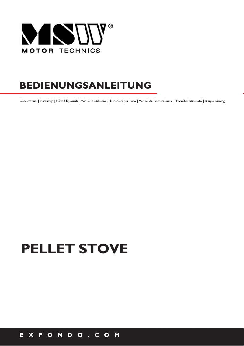 Page n°1 - Manuel utilisateur MSW MSW-PLT-13