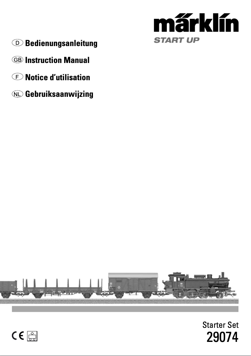 Page 1 de la notice Manuel utilisateur Märklin Era III Freight Train