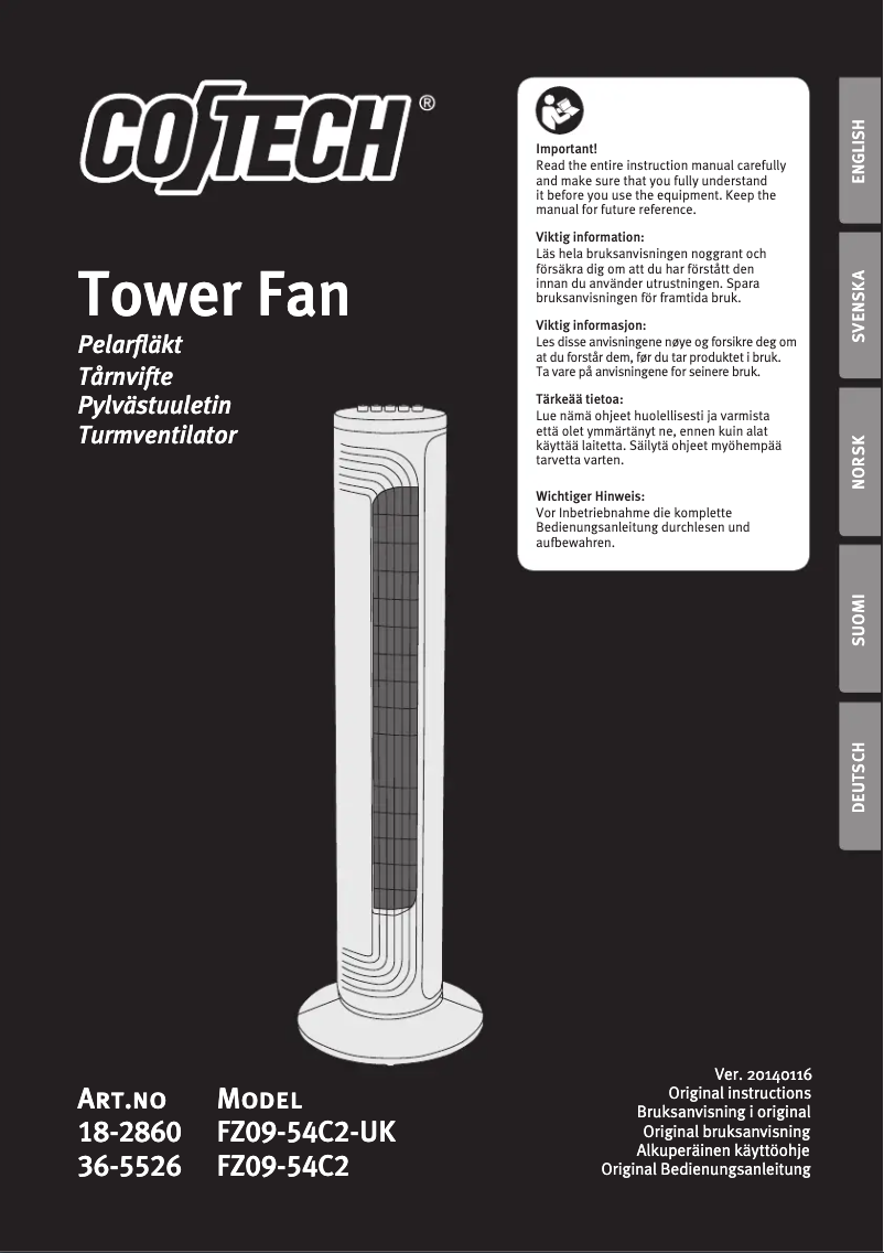 Imagen de la primera página del manual del dispositivo FZ09-54C2