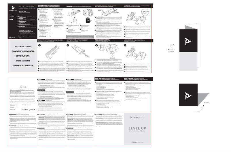 Page 1 de la notice Manuel utilisateur PDP Ultra Slim
