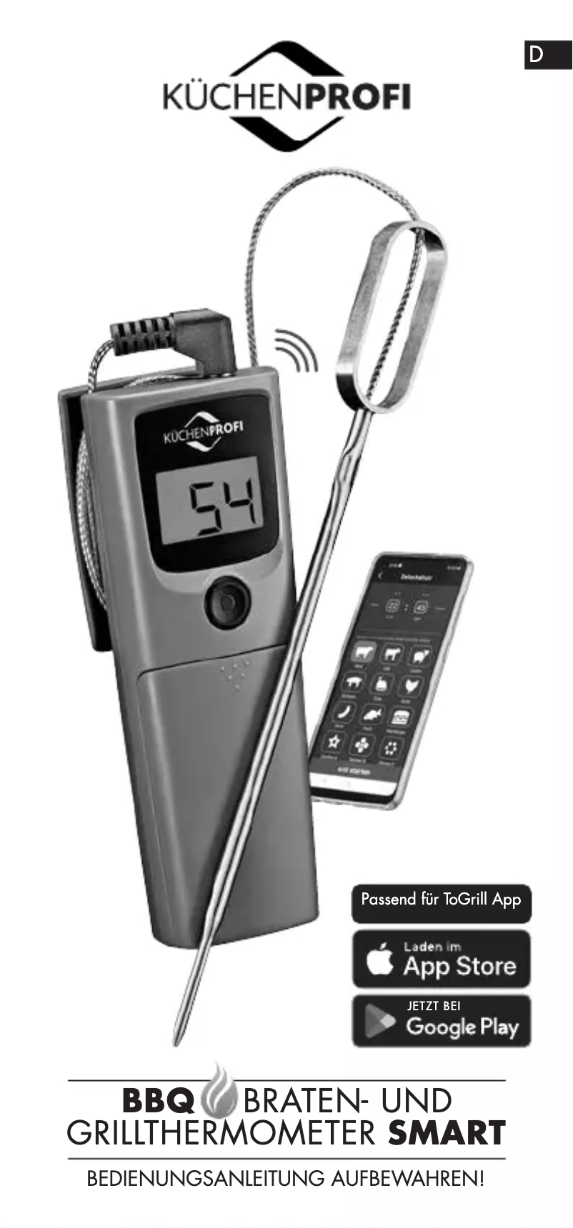 Image de la première page du manuel de l'appareil Smart BBQ