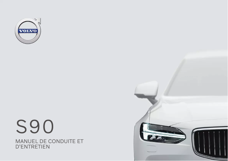 Page 1 de la notice Manuel utilisateur Volvo S90 (2019)