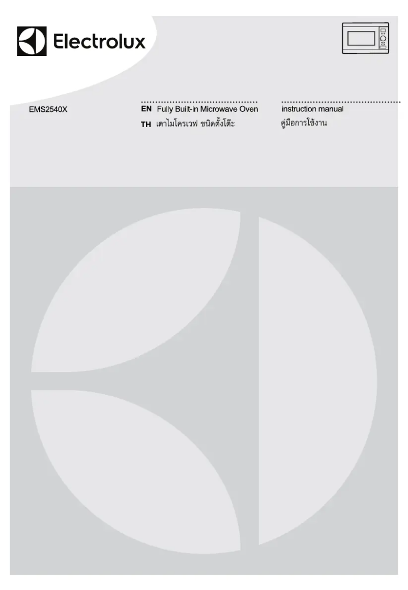 Page n°1 - Manuel utilisateur Electrolux EMS2540X