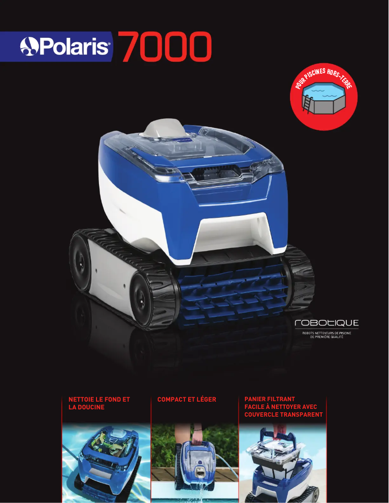 Página 1 del manual Folleto Polaris 7000