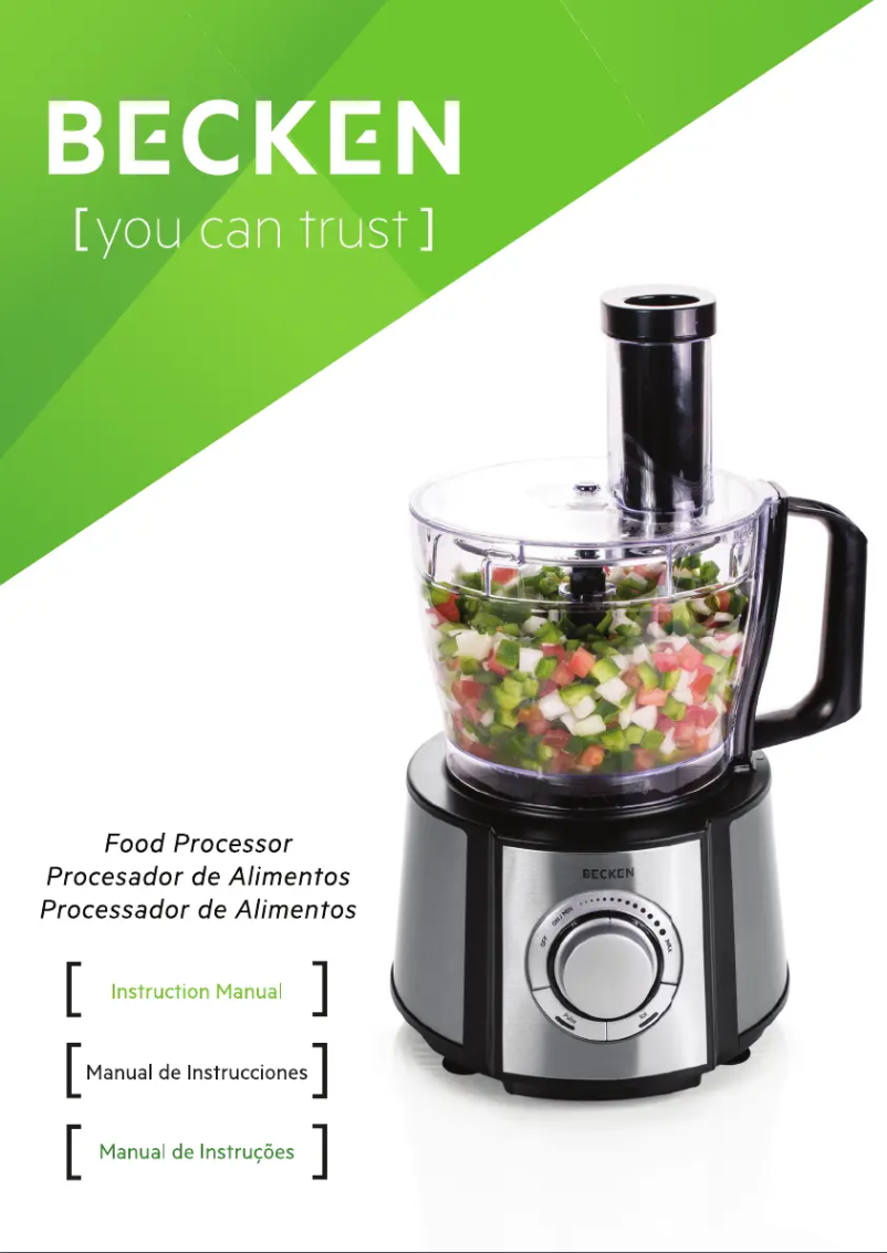 Page 1 de la notice Manuel utilisateur Becken BFP-400