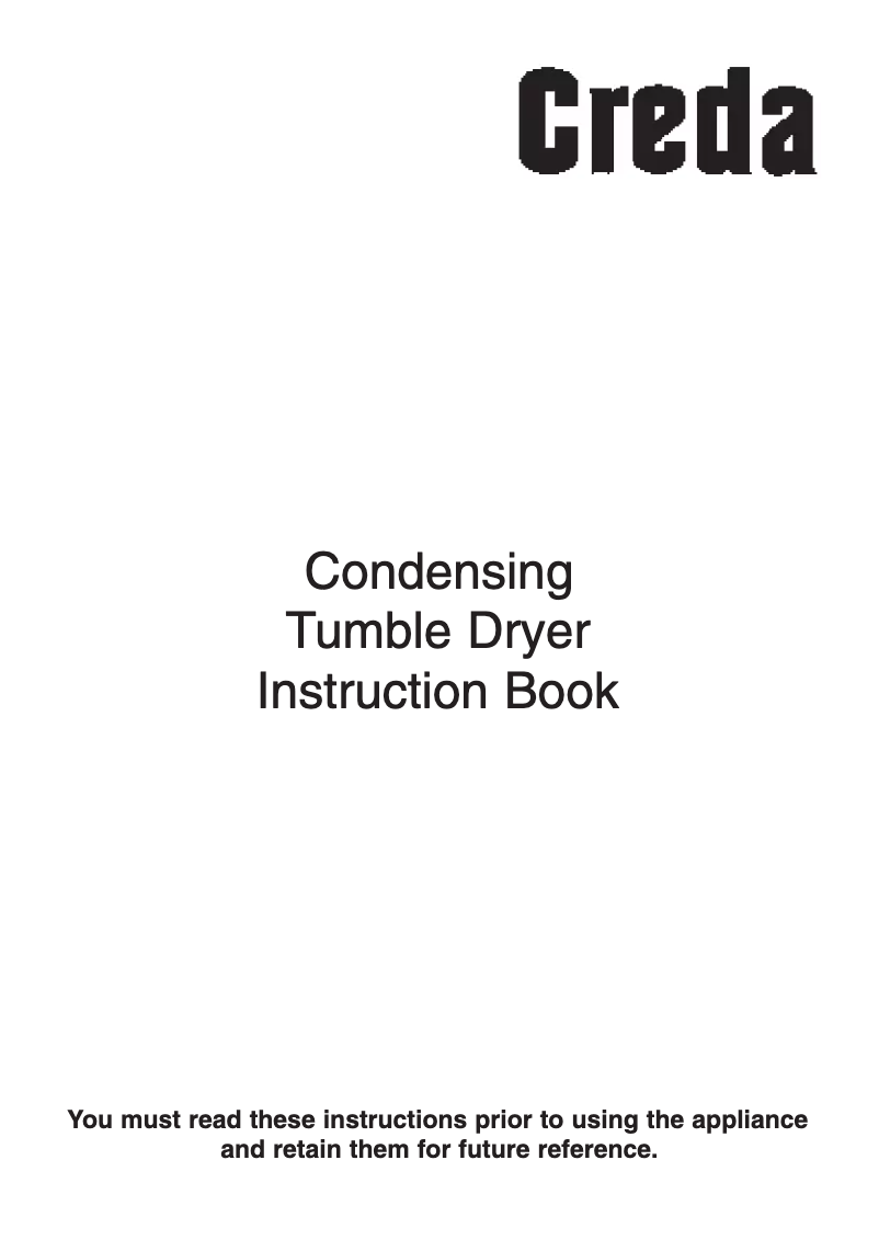 Page 1 de la notice Manuel utilisateur Creda TCR 13