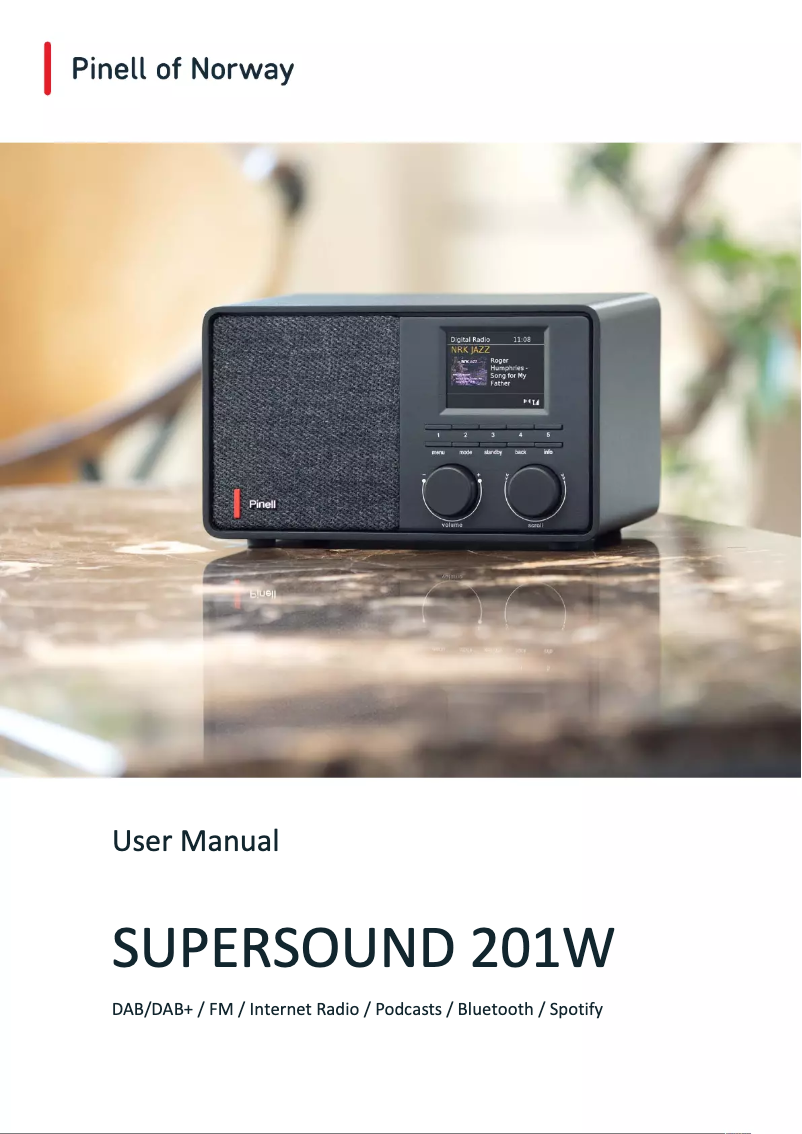 Page n°1 - Manuel utilisateur Pinell Supersound 201W