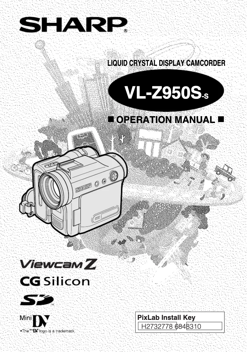 Image de la première page du manuel de l'appareil VL-Z950S-S