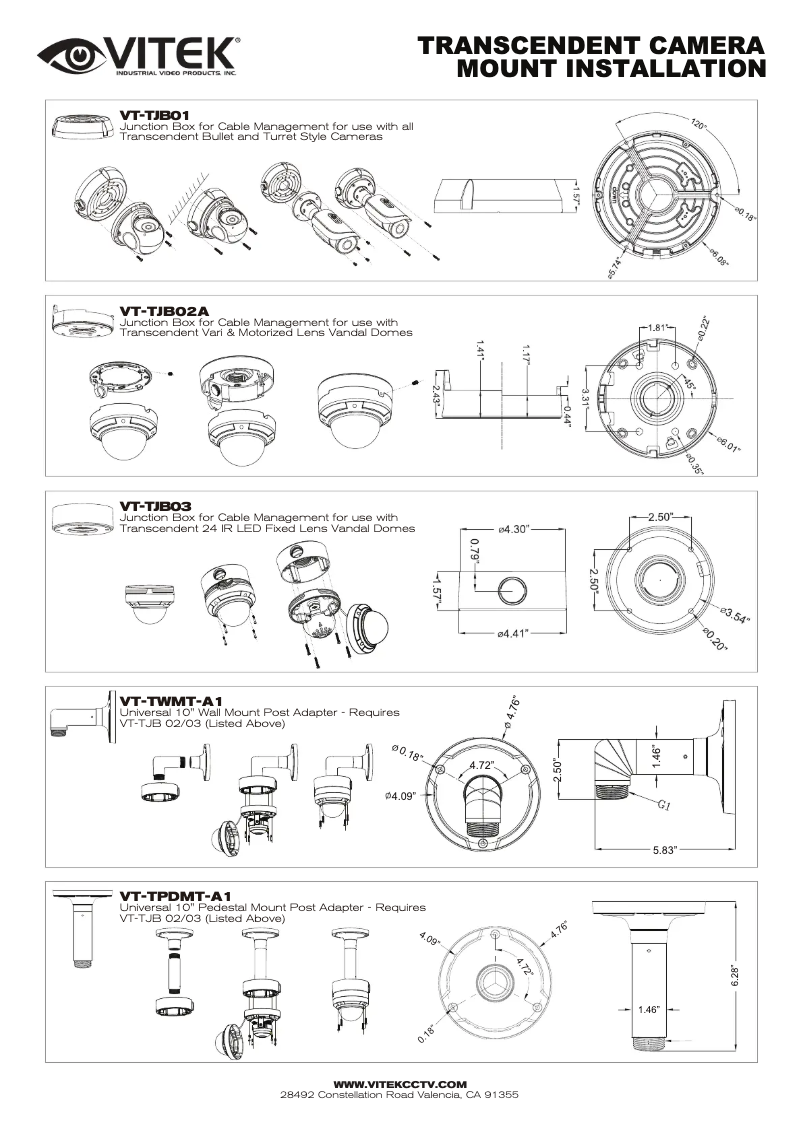 Image de la première page du manuel de l'appareil VT-TJB04A