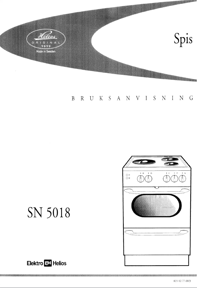 Image de la première page du manuel de l'appareil SN5018