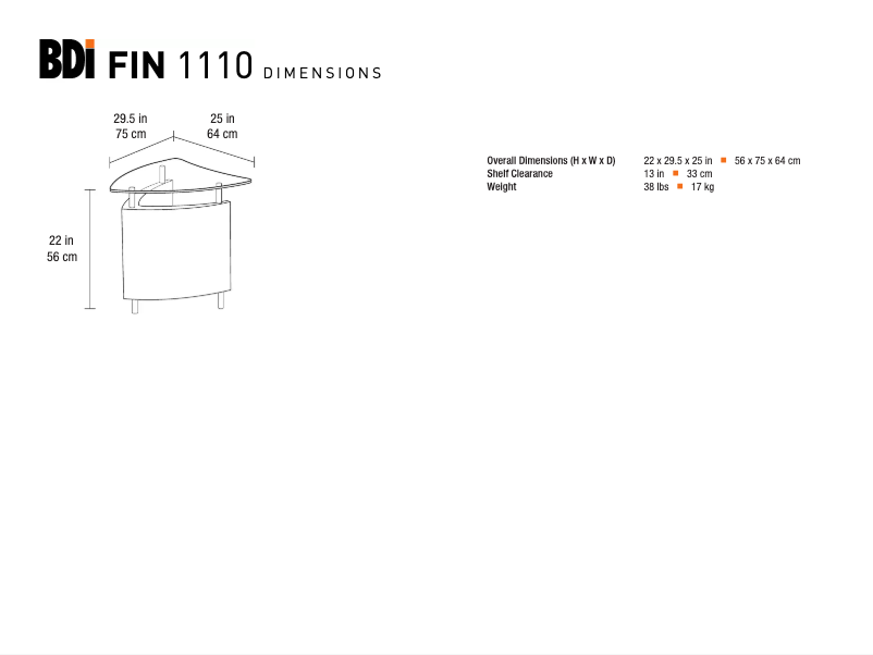 Page n°1 - Fiche technique BDI Fin 1110