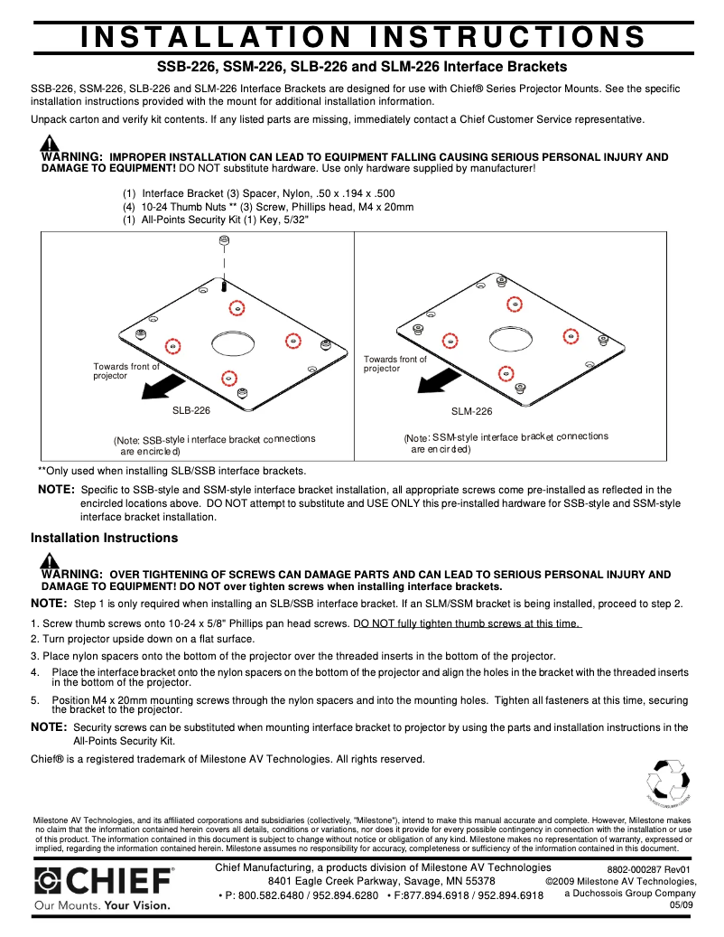 Imagen de la primera página del manual del dispositivo SLM226