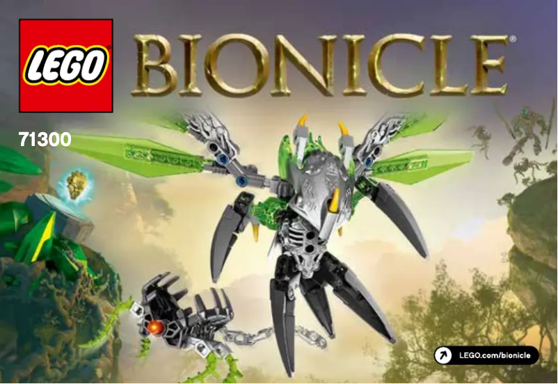 Image de la première page du manuel de l'appareil Bionicle 71300