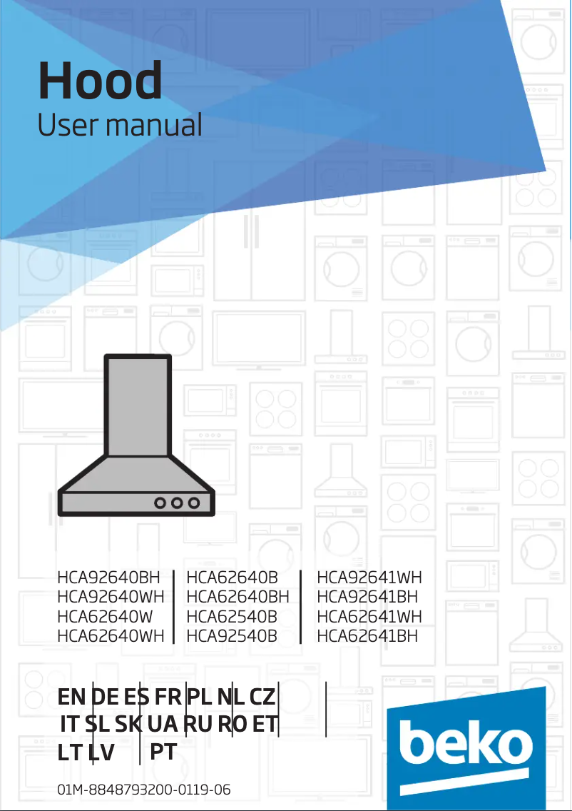 Page n°1 - Manuel utilisateur Beko HCA92641BH
