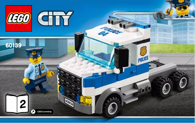 Page 1 de la notice Manuel utilisateur Lego City 60139