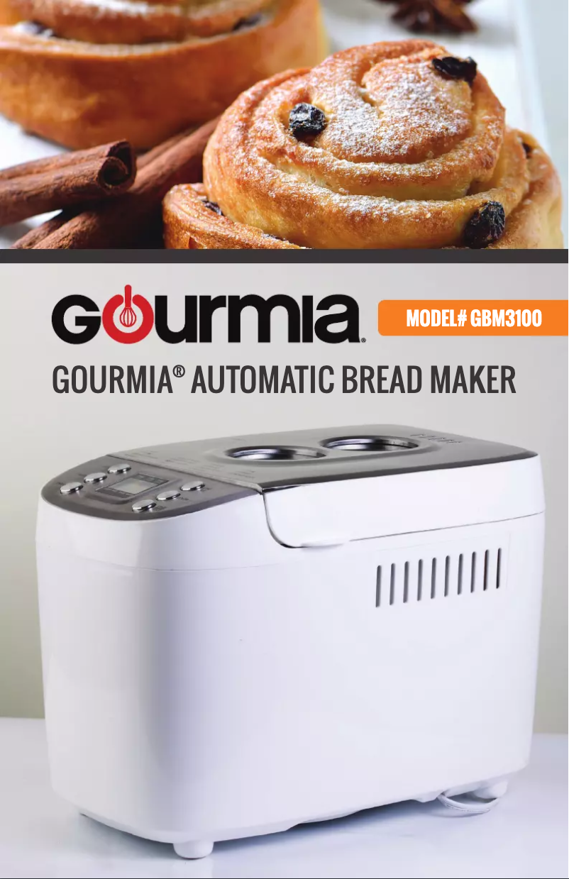 Page n°1 - Manuel utilisateur Gourmia GBM3100