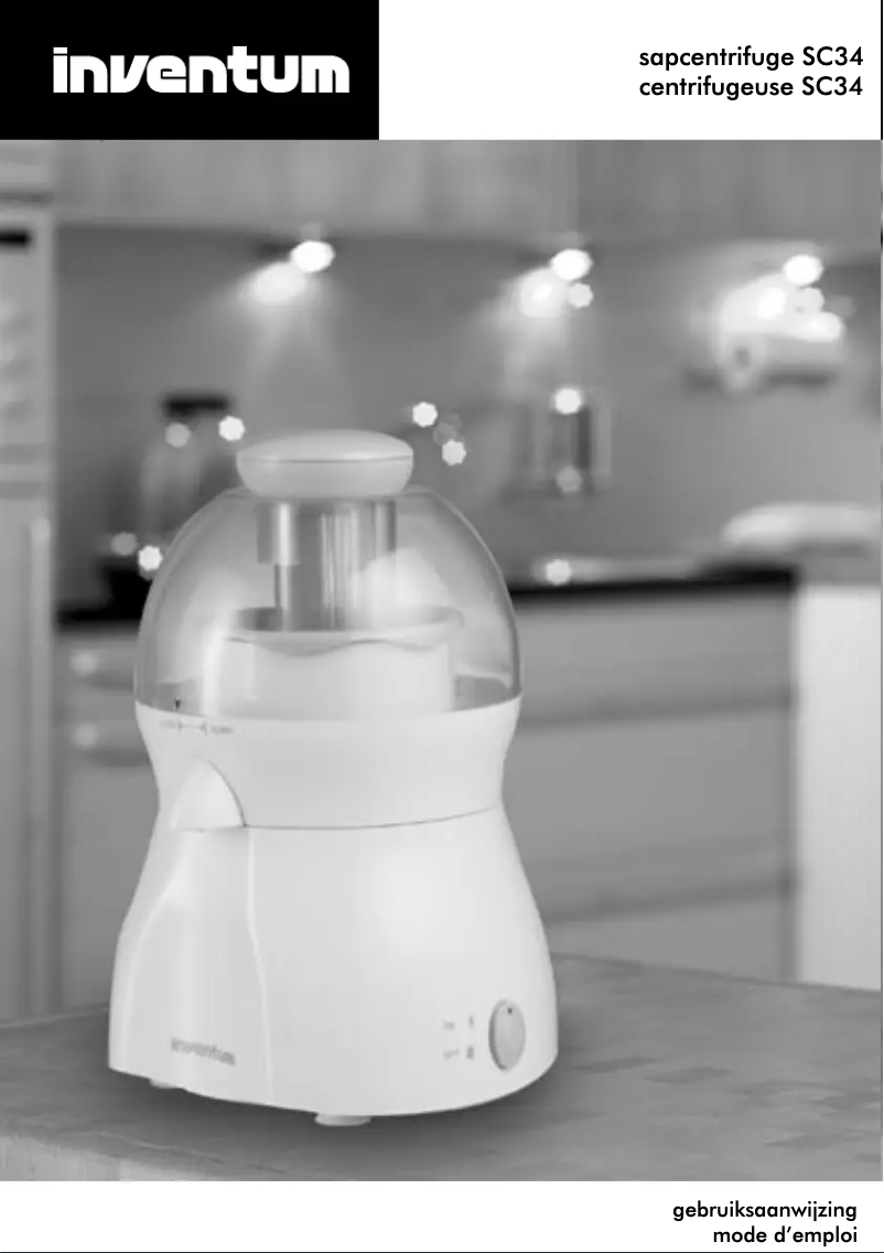 Image de la première page du manuel de l'appareil SC34