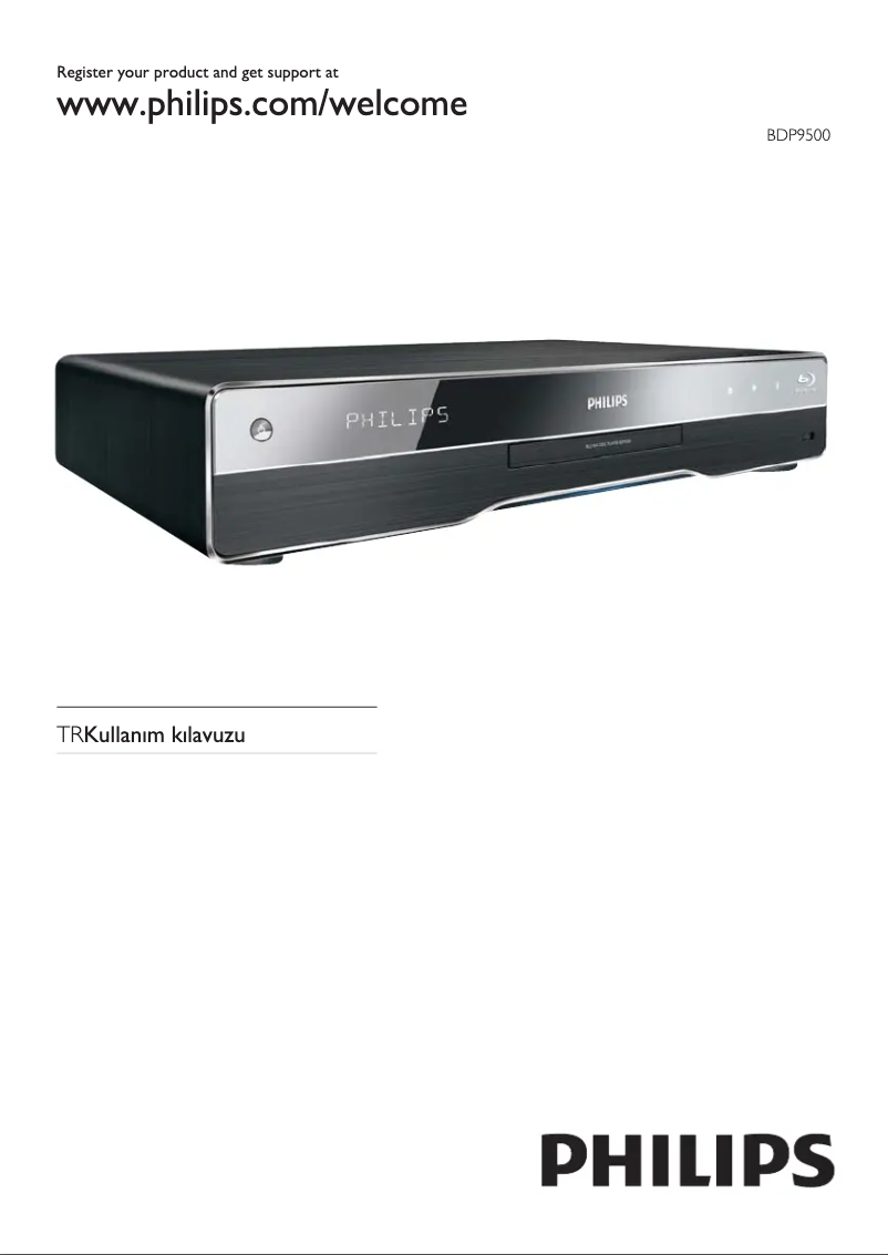 Page n°1 - Manuel utilisateur Philips BDP9500