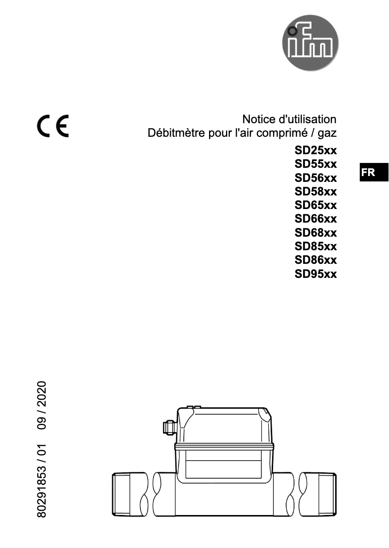 Image de la première page du manuel de l'appareil SD5500
