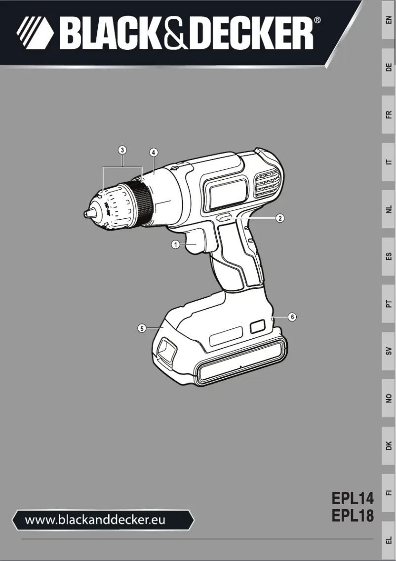Imagen de la primera página del manual del dispositivo EPL143