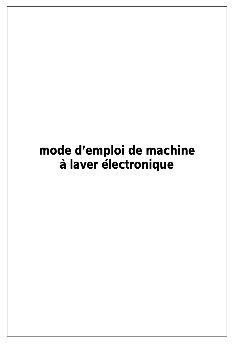 Page n°1 - Manuel utilisateur Bellavita LFT 1407 TJV