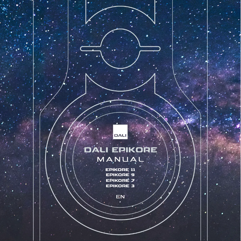 Page n°1 - Manuel utilisateur Dali EPIKORE 9