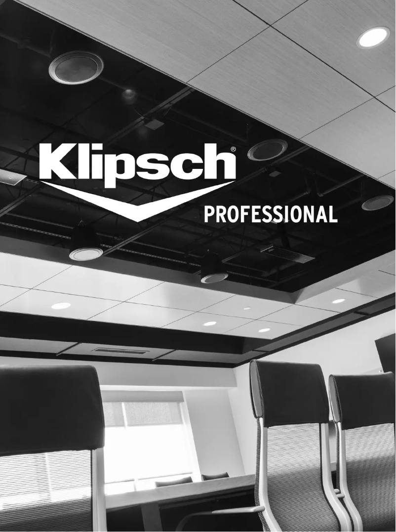 Page n°1 - Brochure Klipsch DS-160CDT