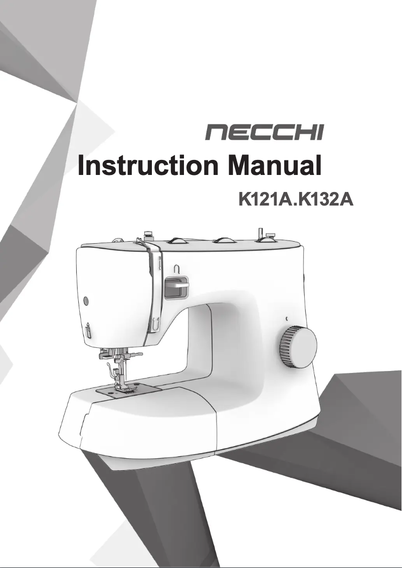 Page n°1 - Manuel utilisateur Necchi K132A