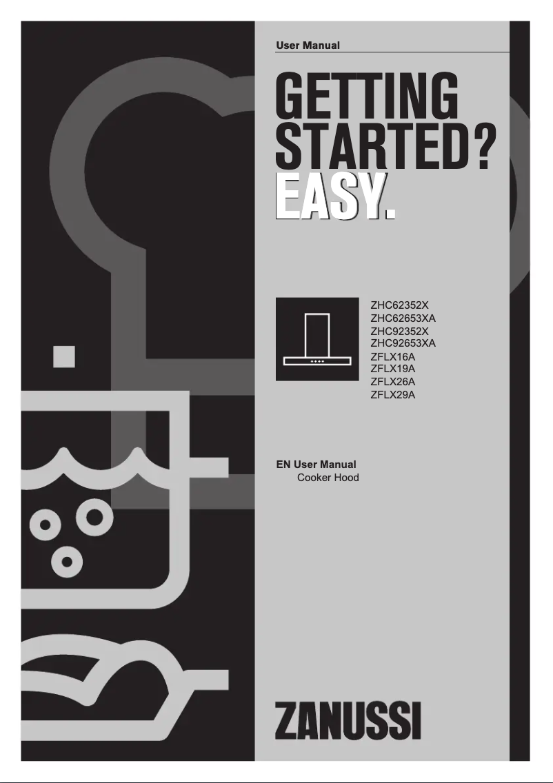 Page n°1 - Manuel utilisateur Zanussi ZHC62653XA