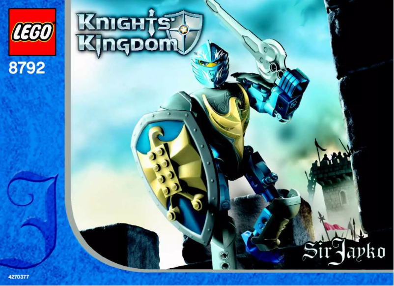 Page n°1 - Manuel utilisateur Lego Knights Kingdom 8792